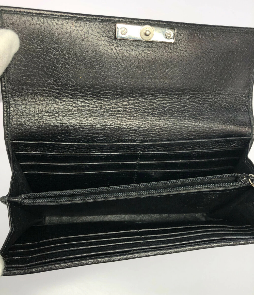 Gucci Bamboo Long Wallet Black